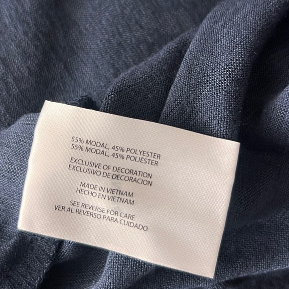 GAP women’s Long Sleeve Navy Tee NWT XXL - Picture 4 of 10